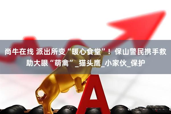 尚牛在线 派出所变“暖心食堂”！保山警民携手救助大眼“萌禽”_猫头鹰_小家伙_保护