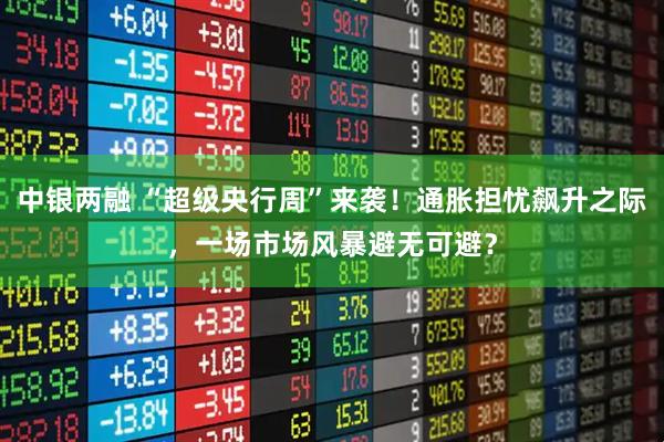 中银两融 “超级央行周”来袭！通胀担忧飙升之际，一场市场风暴避无可避？